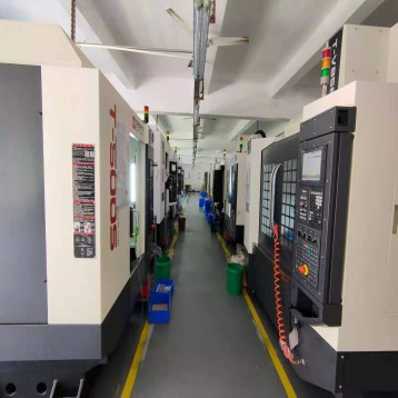 CNC milling machine workshop