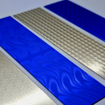 Laser engraved decorative pattern