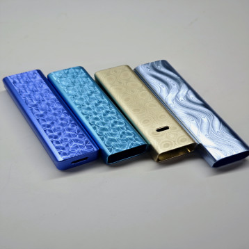 Laser engraved decorative pattern